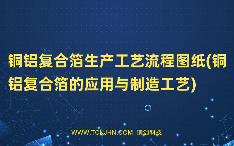 銅鋁復合箔生產工藝流程圖紙(銅鋁復合箔的應用與制造